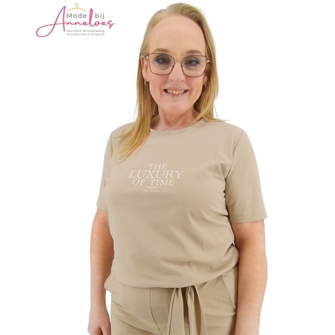 ZOSO T-shirt Isabel travel Sand Stone